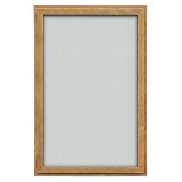 United Visual Products Indoor Enclosed Combo Board, 72"x36", Satin Frame/Blue & Cloud UVCB7236-BLUE-CLOUD - main